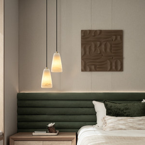 Lámparas Colgantes de Alabastro <span class=keywords><strong>Natural</strong></span>, Tubo Largo de Mármol Blanco, Lámpara de Araña Ajustable Moderna <span class=keywords><strong>para</strong></span> Isla de Cocina, Dormitorio, Pasillo - Product Image 4