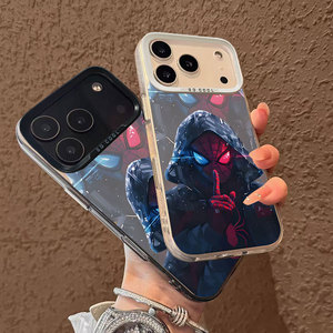 Funda de teléfono personalizada OEM con diseño de Spiderman, impresión UV, estilo moderno, para iPhone 7 Plus 17Air, cubierta protectora rígida de PC, venta al por mayor de fábrica - Product Image 4