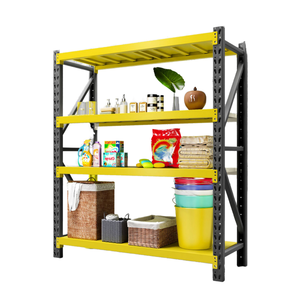 שימוש תעשייתי מחסן מתכת מדפים דיוטי מתכת חובה מדפי יחידה סיטונאית מחיר אחסון מדף עבור מוסך - Product Image 3