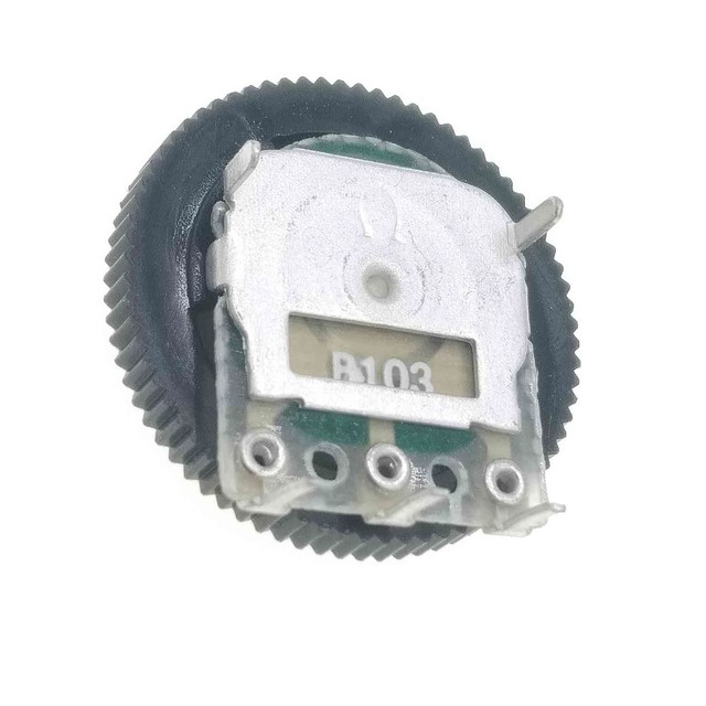 Gear Potentiometer 10K B103 3Pin 16*2mm Dial Potentiometer