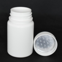 Bouteille en plastique HDPE blanche de haute qualité 60ML pour la vitamine de capsule de comprimé de médecine solide orale avec le bouchon à vis