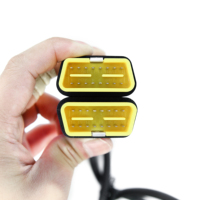 Cable Redondo Macho a Macho OBD2 Launch X431 V5.0 para Herramienta de Diagnóstico Launch X431 PRO PRO5, Escáner OBD2 J1962 de 16 Pines
