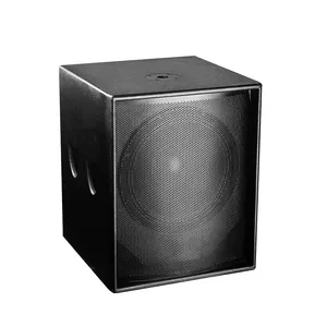 Áudio profissional de subwoofer de 15 polegadas, para palco