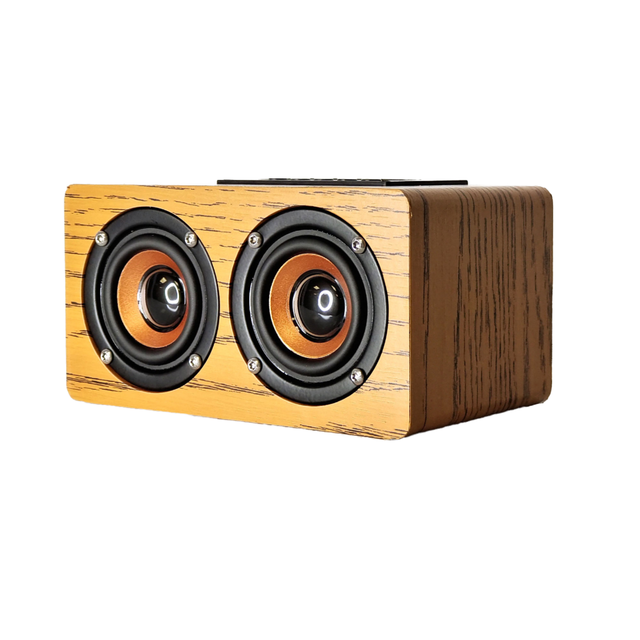 New Arrival Premium High-fidelity Outdoor Mobile Phone Wireless Wooden Subwoofer Home Theatre Speaker for 5.0 Powerful