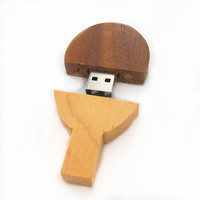 Vente en gros Raquette de table en bambou, noyer, érable Forme 1GB/2GB/4GB/8GB/16GB Clé USB en bois