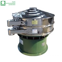 Tamis vibrant rotatif en acier inoxydable 304 pour la déshydratation du fumier de ferme porcine, la séparation solide-liquide des déchets d'élevage, filtration 200 kg