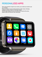 Ventes d'usine - Montre connectée Android 4G avec caméra GPS Wifi, étanche, sportive, pour hommes, Relojes DM101, montre intelligente 4G avec carte SIM