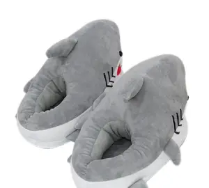 Özel karikatür hayvan terlik köpekbalığı şekilli terlik oyuncak ayakkabı terlik kapalı ayakkabı