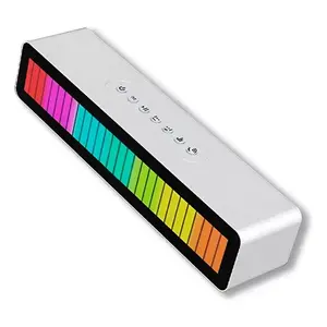 Barre de son intelligente RGB avec contrôle par application, Bluetooth, batterie rechargeable et lumières LED multicolores pour le divertissement à domicile moderne - Product Image 1