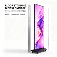 Affichage LED portable de haute qualité 80 pouces P1.5-P2.5 GOB, écran d'affichage numérique intérieur pour événements, commerce de détail et publicité