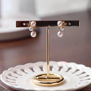 WENCHI S925 เงินแท้ DIY อุปกรณ์ตกแต่งมุก ต่างหูแบบหลายเส้น ประดับมุกกลวง ขนาด 3-5 มม. เครื่องประดับสวยหรู รุ่นสำหรับผู้หญิงจากจีน - Product Image 3