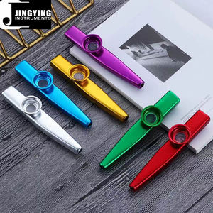2025 Jingying musica che suona strumenti musicali, all'ingrosso bambini ausili didattici chitarra/Ukulele Partner Metal Kazoo personalizzabile - Product Image 3