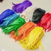 Ruban de tissu violet à franges de plumes pour la couture, idéal pour les projets DIY, vêtements, robes, costumes, chapeaux, accessoires, décorations de fête et de mariage