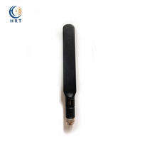 Antenne WiFi omnidirectionnelle 5,8 GHz 5150-5850 MHz 5DBI, antenne pliante externe en forme de plume avec connecteur en cuivre