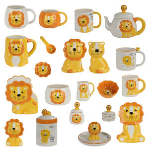 <span class=keywords><strong>Tirelire</strong></span> en céramique en forme de <span class=keywords><strong>lion</strong></span>, <span class=keywords><strong>tirelire</strong></span> en céramique animale 3D personnalisée à n'importe quelle couleur et forme - Product Image 2