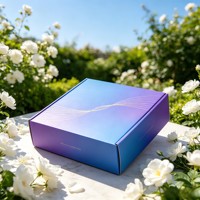 Caja de Envío Personalizable, Reciclable, Ecológica, Estilo Minimalista, con Grabado en Relieve para Regalos, Ropa Infantil y Artículos Culturales