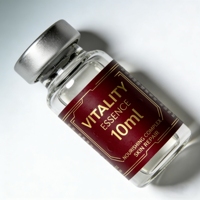 Impression d'étiquettes imperméables en feuille d'argent directement de l'usine, flacons de peptides de 3 ml, 5 ml, 10 ml
