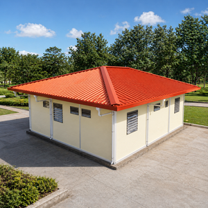 Maison modulaire conteneurisée à toit à quatre pignons détachable, maisons de vacances, taille personnalisée, <span class=keywords><strong>logement</strong></span> abordable avec chambre et salle de bain - Product Image 2