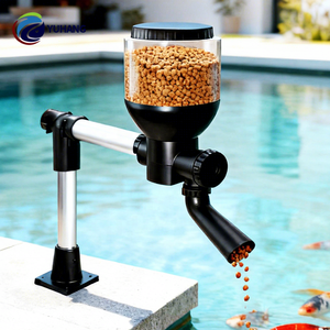 Alimentador Automático Jecod FD, Temporizador Cuantitativo, Alimentador <span class=keywords><strong>de</strong></span> Peces para Estanques, Alimentador <span class=keywords><strong>de</strong></span> Koi, Máquina <span class=keywords><strong>de</strong></span> Alimentación <span class=keywords><strong>de</strong></span> Gran Capacidad, Caja Ultra Plástica - Product Image 1
