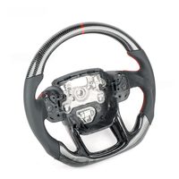 Volant de course en fibre de carbone LED personnalisé adapté aux Land Rover, volant convertible