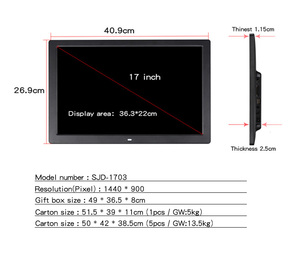 Señalización Digital Wifi de 17 Pulgadas con Sistema Android 6.0, Compatible con Instalación de Aplicaciones para Uso Comercial - Product Image 6