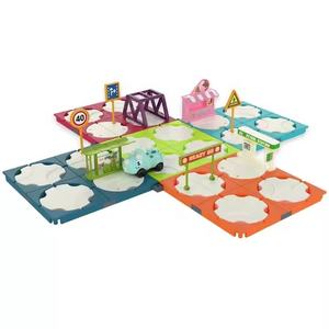 85 Uds laberinto seguimiento rompecabezas juguete lógico camino constructor bloques pista construcción rompecabezas juego de mesa con <span class=keywords><strong>Dino</strong></span> vehículos ranura juguete para niños - Product Image 1