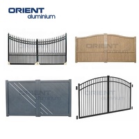 Nouveau design de porte en tuyau métallique simple Conceptions de porte automatique principale de maison