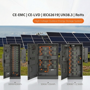 แบตเตอรี่สำหรับ IP55ระบบกริดพลังงานแสงอาทิตย์ lithtech แบบครบวงจรสำหรับเก็บพลังงาน50-250kWh กลางแจ้ง - Product Image 1