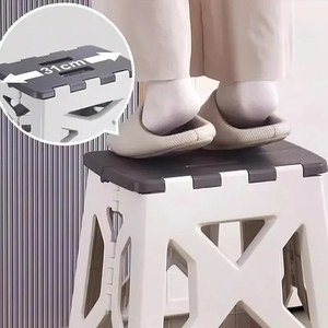 Portable Plastic Folding <b>Stool</b> Outdoor Camping <b>Stool</b> Chair Seat Home Bathroom Kitchen <b>Garden</b> Camping Kids Adults Chair - Product Image 5