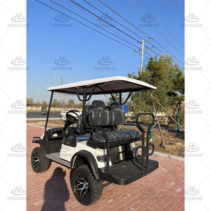 Giá cả cạnh tranh 4x4 GOLF giỏ hàng bán buôn thiết kế mới Câu lạc bộ xe Golf giỏ hàng 4 chỗ ngồi linthium Pin điện Golf giỏ hàng với từ xa - Product Image 5