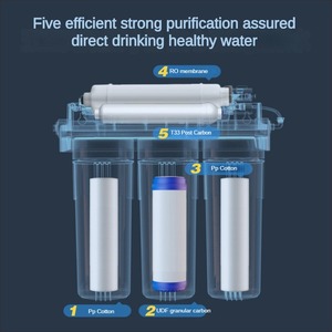 เครื่องกรองน้ำสำหรับใช้ในบ้าน100GPD เหยือกทำจากไฮโดรเจน UVC ไส้กรองกรองน้ำและปั๊มน้ำเครื่องกรองขวดน้ำในแม่น้ำ - Product Image 3