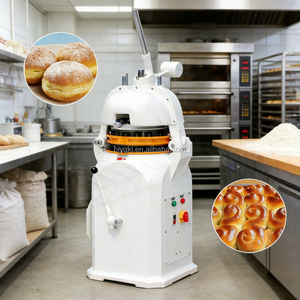 Machine à fabriquer des boules de pâte à <span class=keywords><strong>pain</strong></span> Yuqi en acier inoxydable 304, semi-automatique, diviseuse et rondeuse de pâte, poids précis - Product Image 1