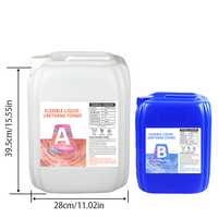 Mousse de polyuréthane excellent amortissement sonore mousses d'uréthane liquide Flexibles pour résine d'uréthane antichoc/joint pour coulée