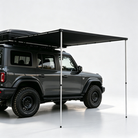 Auvent de camping pour SUV/pick-up, double couche, rétractable, quatre saisons, en aluminium, résistant aux UV et à l'eau
