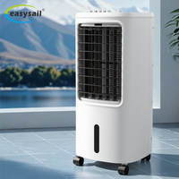 Refroidisseur d'air évaporatif portable à commande mécanique, réservoir d'eau de 4 L, facile à transporter, commande par bouton