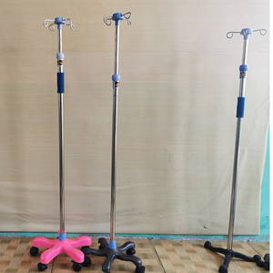 ขาตั้งน้ำเกลือสแตนเลส ปรับระดับความสูงได้ 5 ล้อ สำหรับการแพทย์ การนวด และการดูแลสุขภาพ - Product Image 2