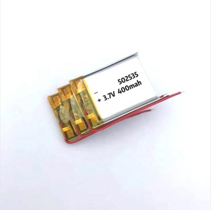 502535 400 mAh 3,7 V titanate hard case drone enrich power lithium polymer Ion battery cell - Product Image 2