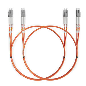 Multi mode 50/125 OM3 LC zu LC UPC Duplex OFNR PVC OFNG 2,0mm MMF Glasfaser-Patchkabel - Product Image 4