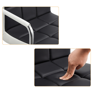 Chaise de <span class=keywords><strong>bar</strong></span> en cuir à carreaux de style commercial, chaises de <span class=keywords><strong>bar</strong></span> modernes pour café, tabourets de <span class=keywords><strong>bar</strong></span> - Product Image 4