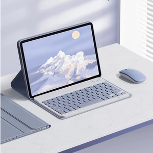 Pour <span class=keywords><strong>OPPO</strong></span> Pad Air 10.36 pouces 2022 tablette clavier souris couverture complète souple support rabattable - Product Image 2