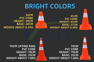 Señales de barril plegables y barreras Gran cono de tráfico Precio Barricada Pequeños conos de carretera naranja de seguridad para la venta - Product Image 5