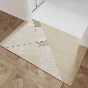 Tapis de porte TPE rectangulaire à motif géométrique antidérapant pour usage domestique Printemps 2024 - Product Image 5