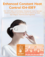 JOCELEE Sicherheit Luftdruck Musik Wärme entlastet Augen belastung Luftdruck Vibrations pflege Musik Smart Digital Eye Massager