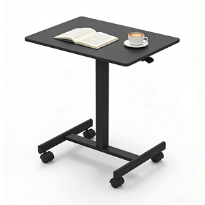 Tables d'appoint métalliques réglables en hauteur pour salon, table d'ordinateur portable personnalisée, table de chevet, bureau d'écriture - Product Image 2