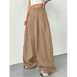 Pantalon plissé ample à taille haute pour femme FOXA, anti-plis, décontracté et professionnel, détection par aiguille - Product Image 5