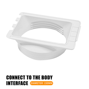 Unité de climatisation mobile manuelle portable 5,9/6 pouces en ABS pour usage domestique, avec raccords de tuyauterie et coupleur de tuyau d'évacuation - Product Image 2