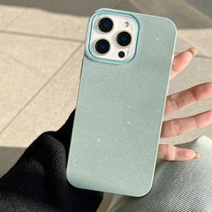 Haut de gamme pour <span class=keywords><strong>Apple</strong></span> pour <span class=keywords><strong>iPhone</strong></span> <span class=keywords><strong>11</strong></span> 12 13 14 15 16 17 tous les modèles housse de protection Simple couleur unie <span class=keywords><strong>coque</strong></span> de téléphone en TPU nouvelle poudre libre - Product Image 3