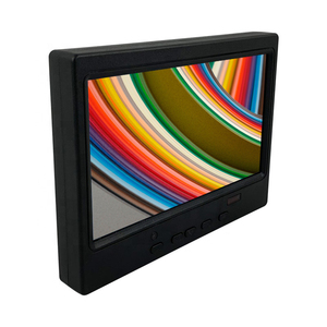 จอมอนิเตอร์ติดรถยนต์ขนาดเล็ก7นิ้วจอ HD LCD แบบสัมผัสหน้าจอตั้งโต๊ะ - Product Image 2