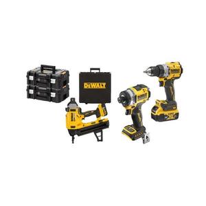 Ensemble d'outils électriques DeWalt, kit sans fil 3 pièces avec étui de rangement pour usage domestique et professionnel - Product Image 1