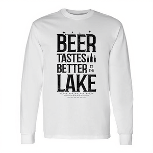 Camiseta de manga larga Lake Life Beer Tastes Better At The Lake - Product Image 2